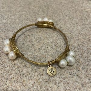 Bourbon & Boweties bangle with pearls